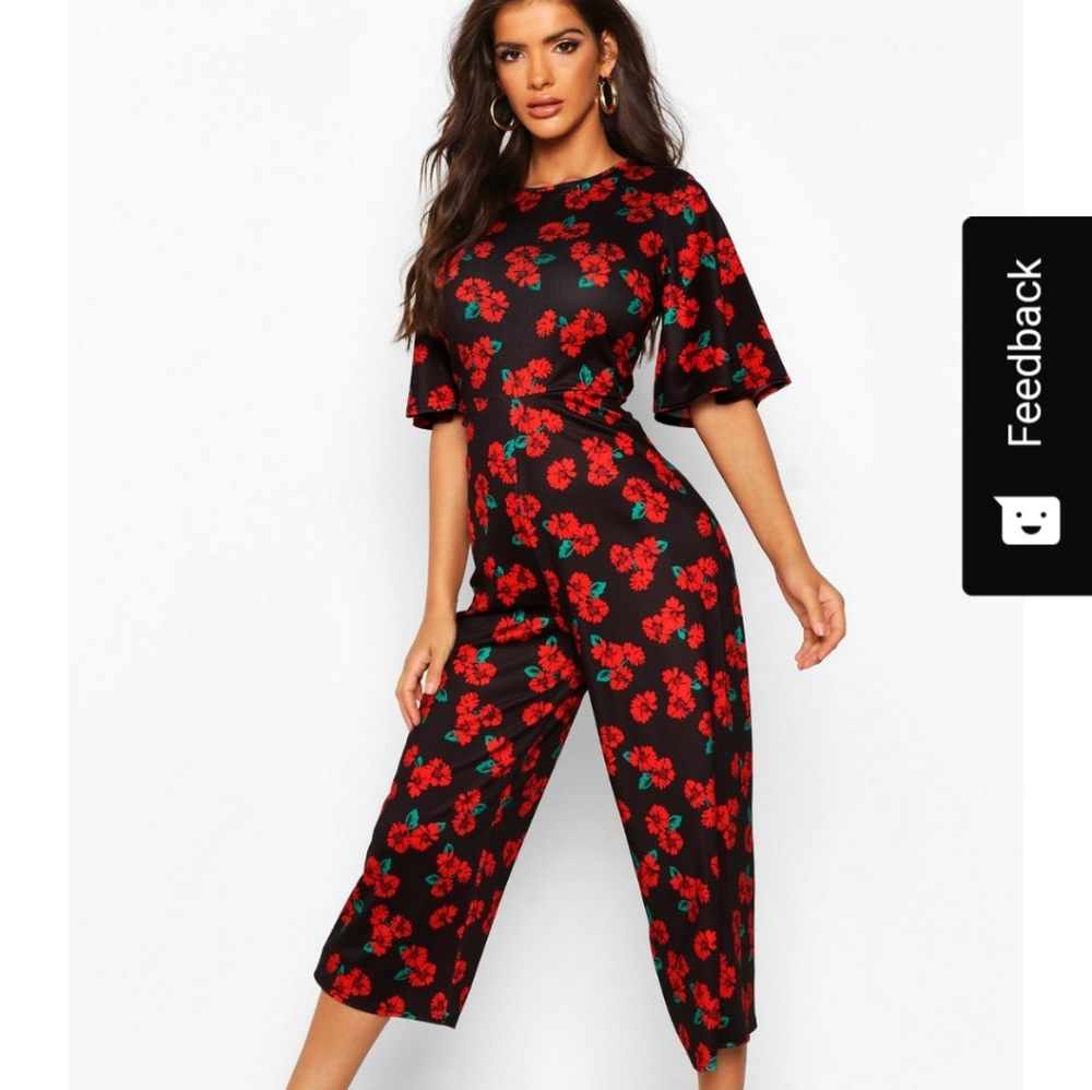 Boohoo jumpsuit sz 12